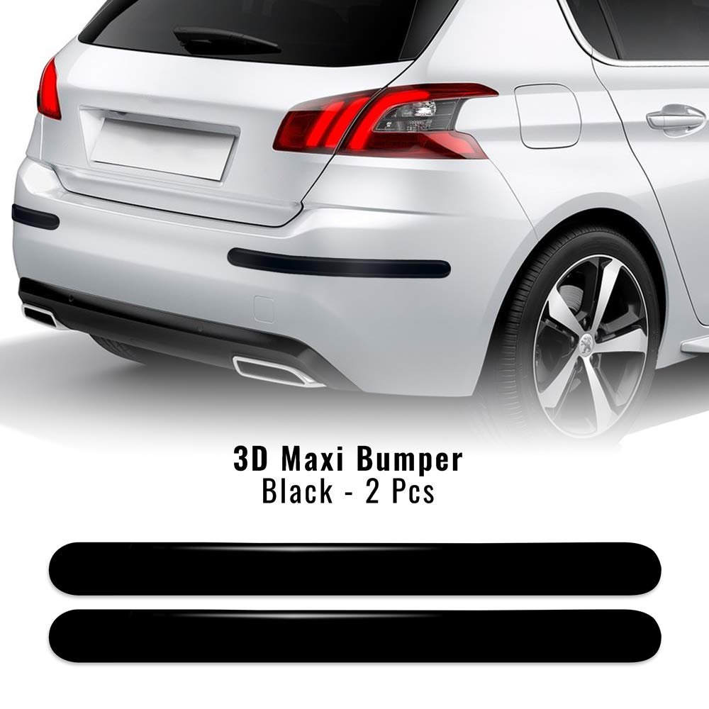 4R Quattroerre.it 12553 Universal Schutzleisten für Autos 3D Maxi Bumper, Schwarz, 40 mm x 47 cm, 2 Stück 4R Quattroerre.it 12553 Universal Schutzleisten für Autos 3D Maxi Bumper, Schwarz, 40 mm x 47 cm, 2 Stück von 4R Quattroerre.it