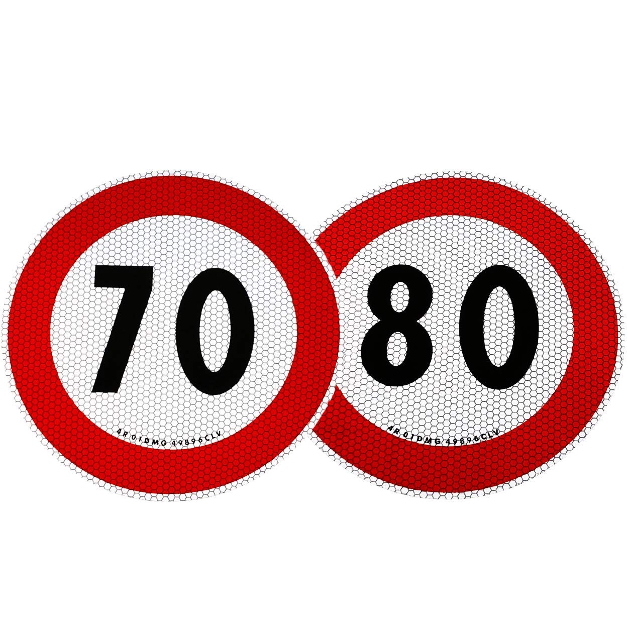 4R Quattroerre.it 1545/40 Selbstklebende Geschwindigkeitsbegrenzung 70 und 80 km/h, EU genehmigt 4R Quattroerre.it 1545/40 Selbstklebende Geschwindigkeitsbegrenzung 70 und 80 km/h, EU genehmigt von 4R Quattroerre.it