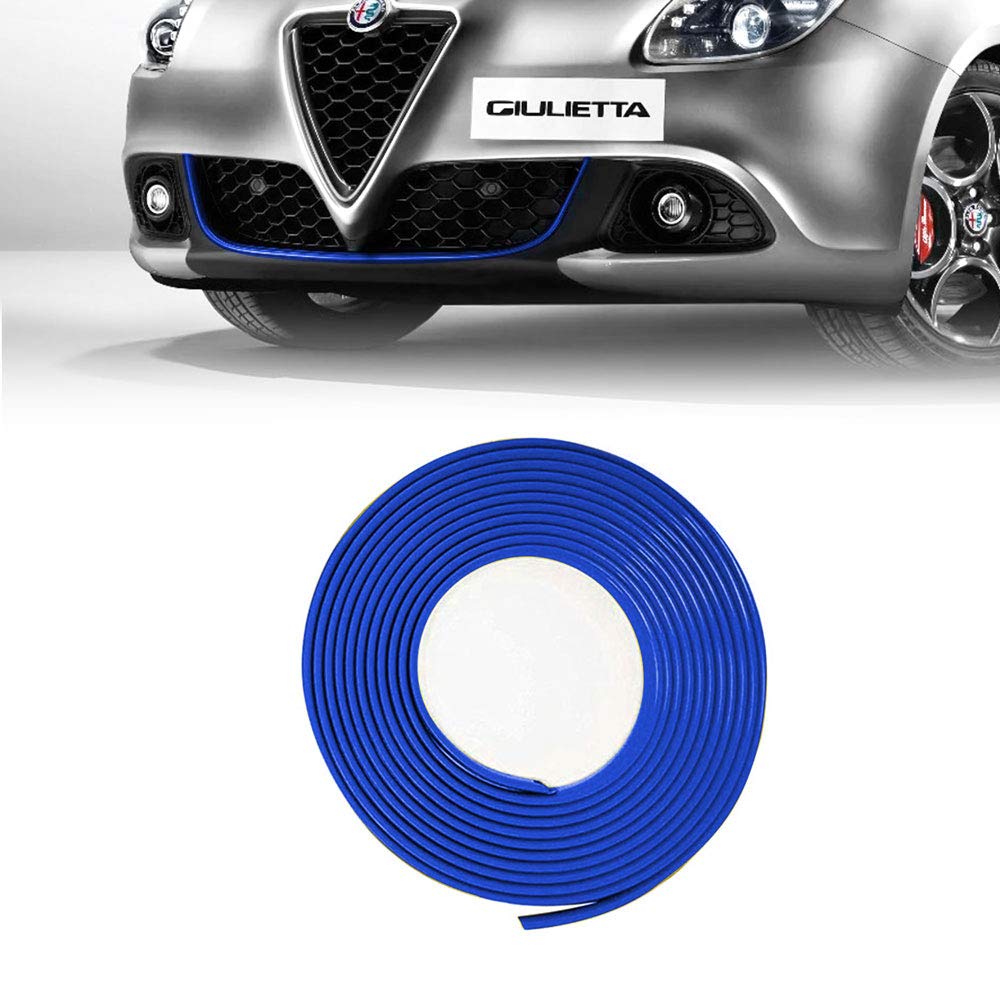 4R Quattroerre.it 31873 Blaues Klebeprofil für Alfa Giulietta Dam Frontstoßstange mit 3M doppelseitigem Klebeband von 4R Quattroerre.it