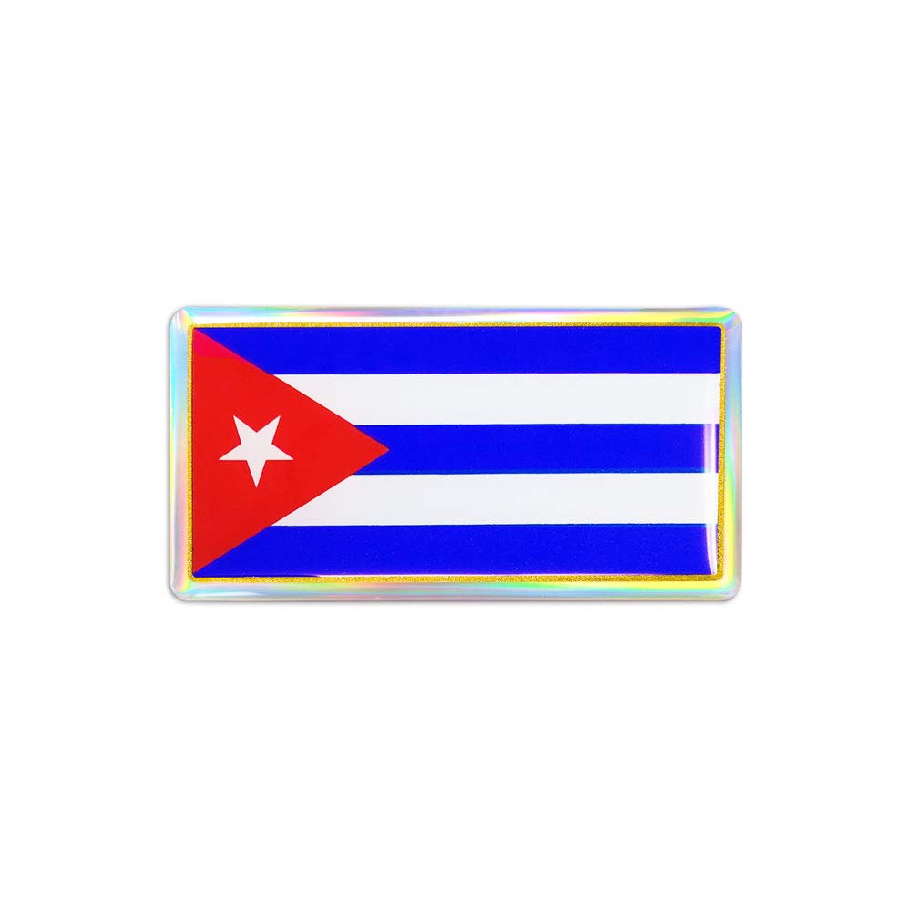 Quattroerre 463 Sticker Flagge Kuba mm 80 x 40 3d von Quattroerre