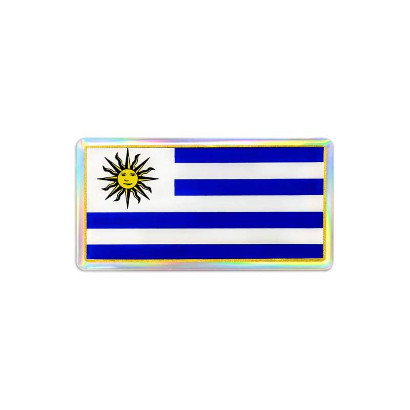 Quattroerre 494 Sticker Flagge Uruguay mm 80 x 40 3d von 4R Quattroerre.it