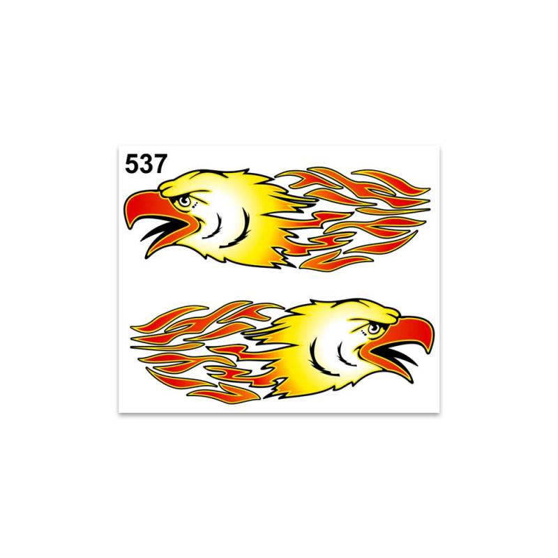Quattroerre 537 Sticker Sticker Kopf DX+SX, 10 x 12 cm von 4R Quattroerre.it