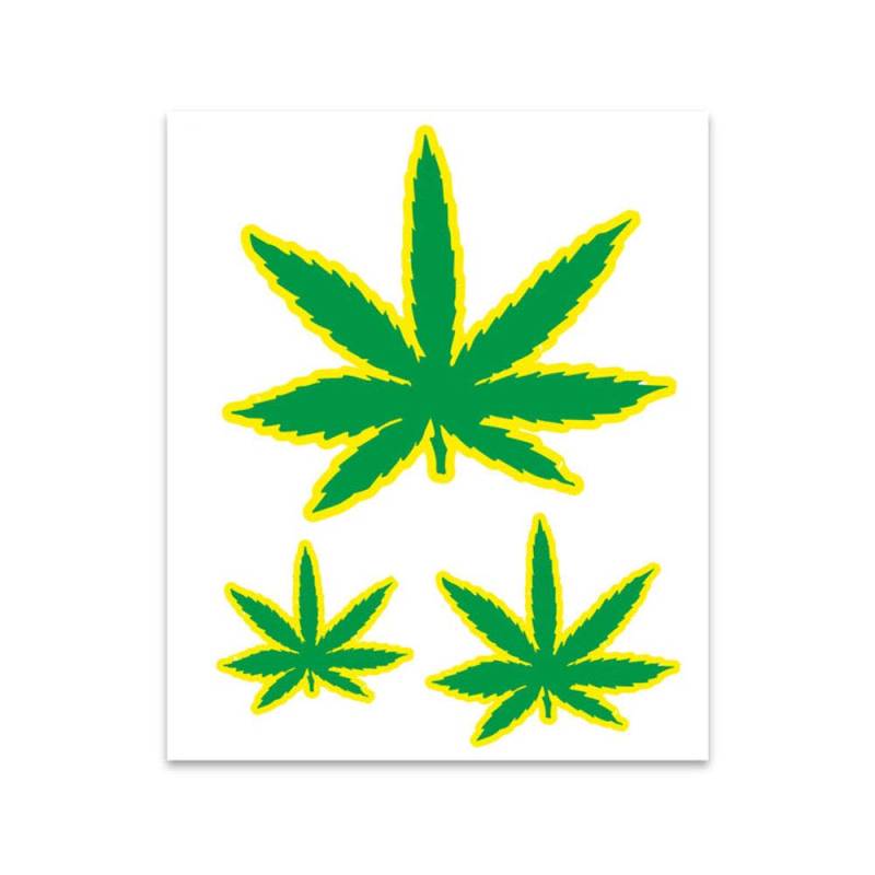 Quattroerre 6022 Aufkleber Marijuana, 10 x 12 cm von Quattroerre