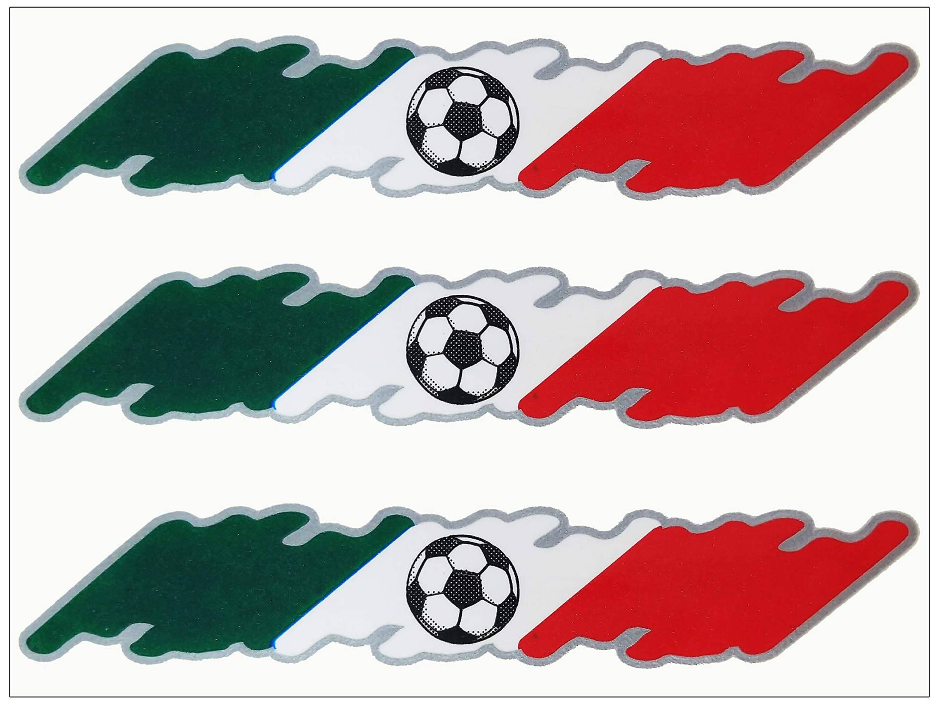 Quattroerre 6049 Aufkleber Flagge Italien Fußball von Quattroerre