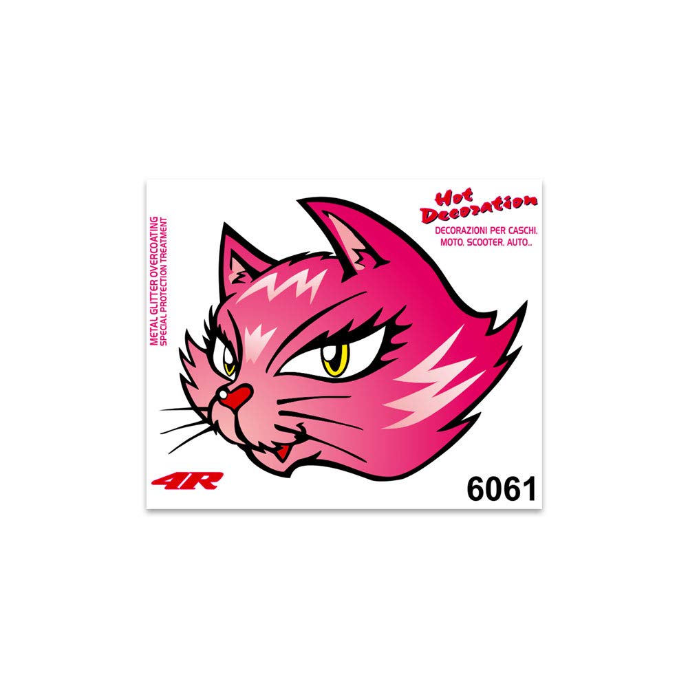 Quattroerre 6061 Sticker Katze 10 x 12 cm von Quattroerre