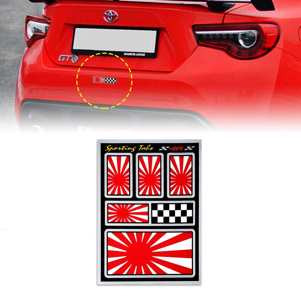 Quattroerre 704 Sporting Tabs Set Flaggen Japan von Quattroerre