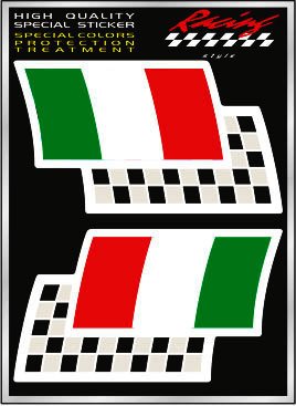 Quattroerre 792 Sporting Tabs Set Flagge Italien Schach von 4R Quattroerre.it