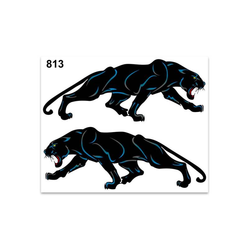 4R Quattroerre.it 813 Sticker Aufkleber Panther, 13.5 x 16 cm von 4R Quattroerre.it