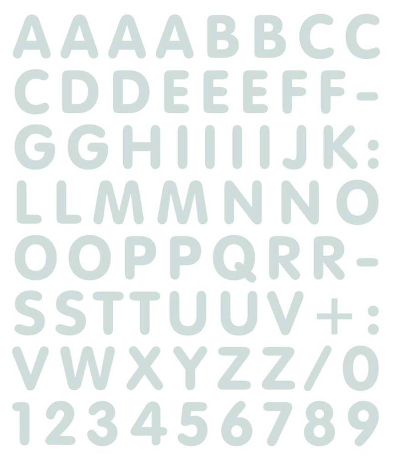 Quattroerre 894 Buchstaben-Set, selbstklebend, Weiß von 4R Quattroerre.it