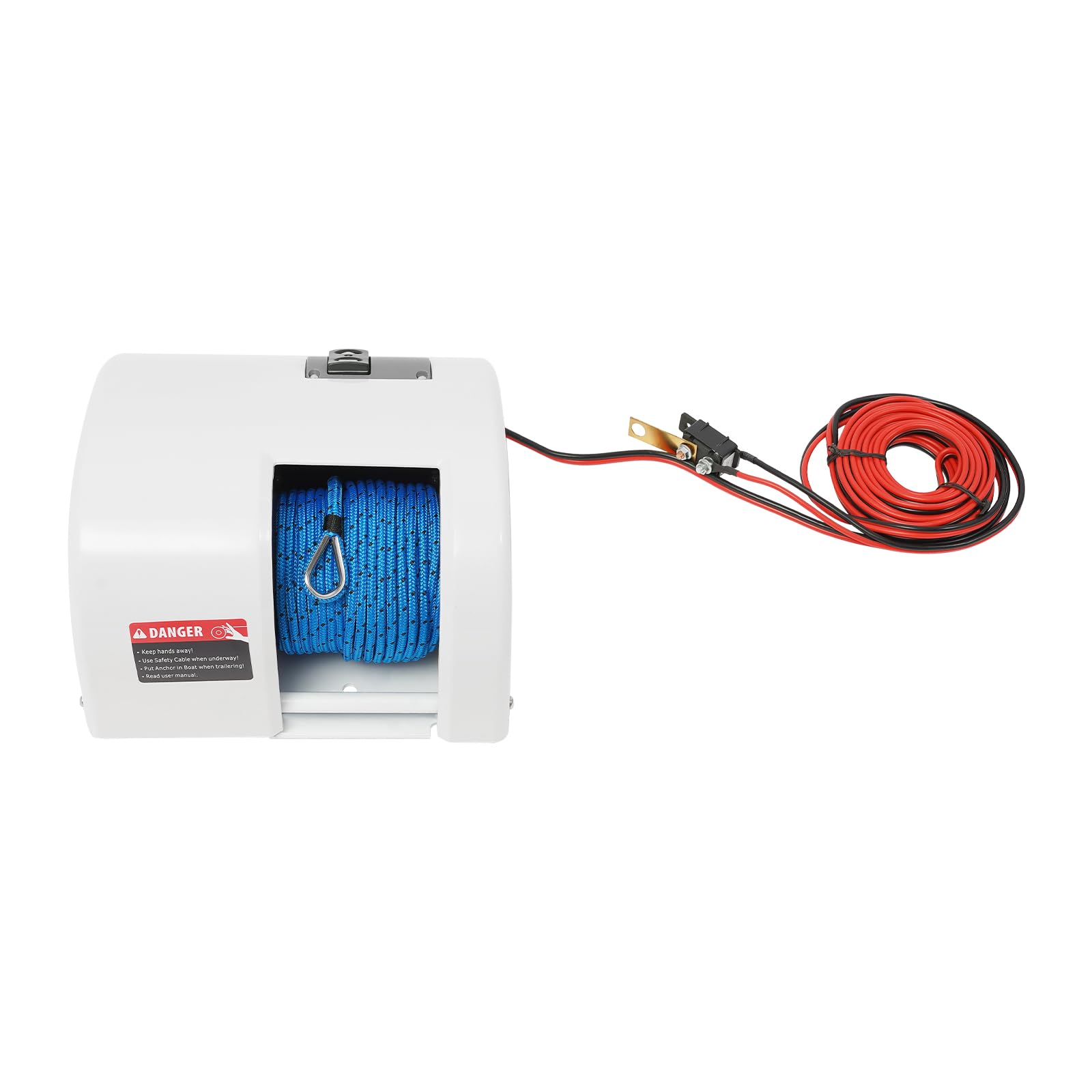 IP65 Elektrische Boots-Ankerwinde Boot elektrische Ankerwinde mit drahtlos ferngesteuertem Meeressalzwasser 25LBS mit Fernbedienung,1 * 12V 27A Batterie,Power UP/Power DOWN IP65 Elektrische Boots-Ankerwinde Boot elektrische Ankerwinde mit drahtlos ferngesteuertem Meeressalzwasser 25LBS mit Fernbedienung,1 * 12V 27A Batterie,Power UP/Power DOWN von Queeucaer