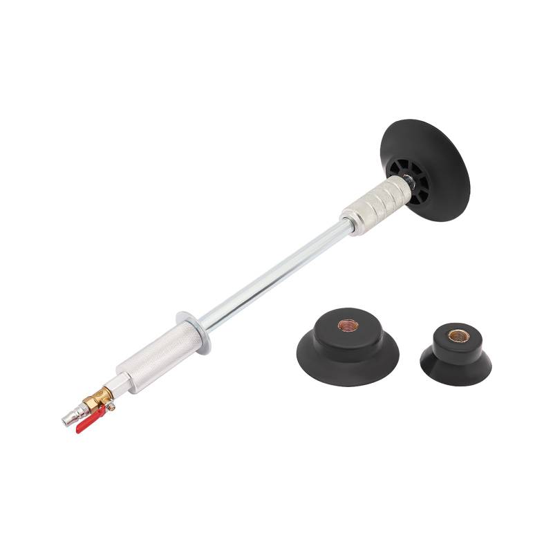 Queeucaer AutoReparatur Set Paintless Dent Repair Puller Slide Hammer Ausbeulen Beulen Druckluft Ausbeulwerkzeug Beulenhammer Ausbeulhammer Ausbeul Werkzeug Air Pneumatic Saugnapf,Mit 3 Saugnäpfen von Queeucaer