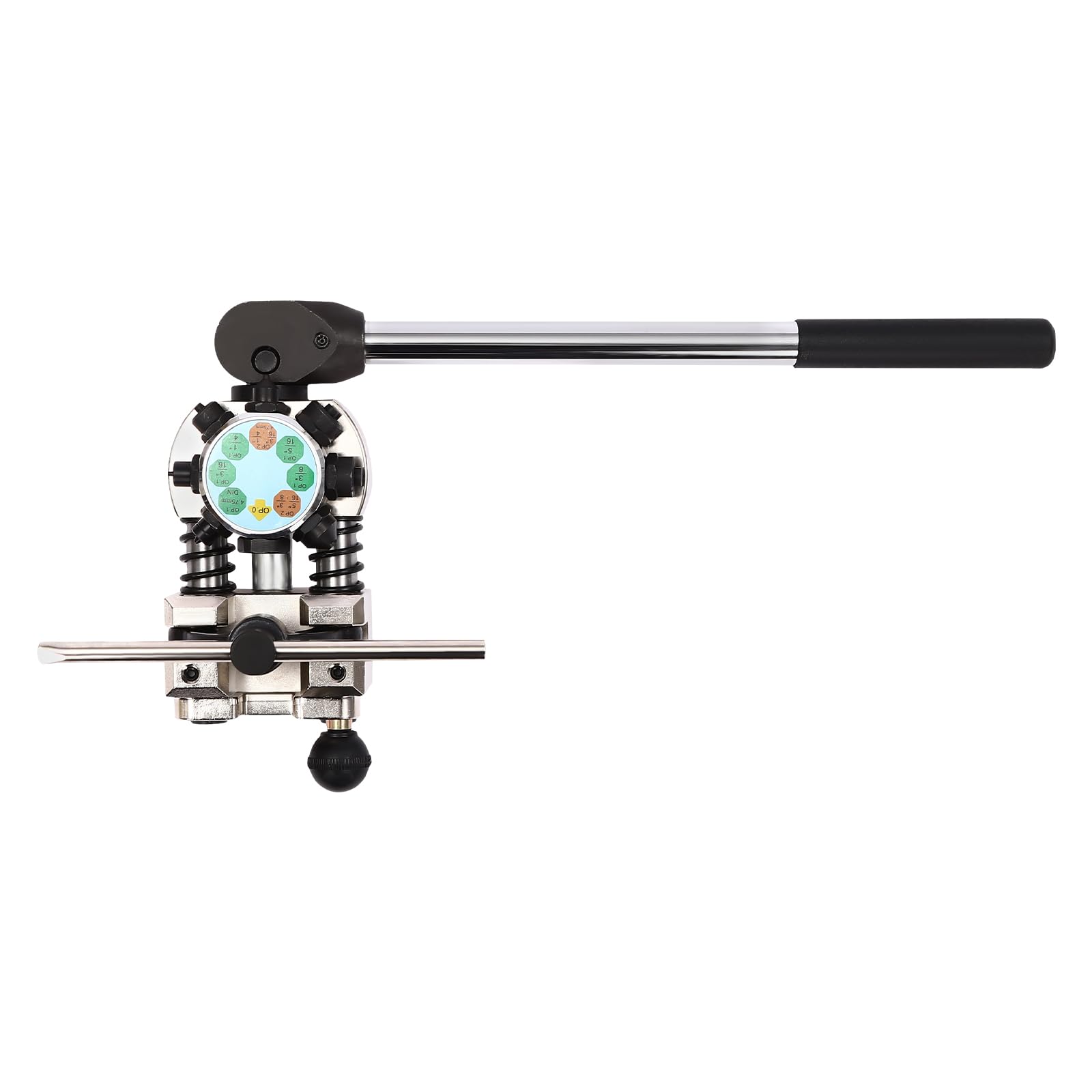 Queeucaer Bremsleitungsbördelwerkzeug, Bördelwerkzeugsatz, manuelles Bremsleitungsbördelwerkzeug zum Bördeln von Einzel-, Doppel- und, 5/16"(8mm), 3/8‚‘, 3/16‚‘(4.75mm), 1/4‚‘(6.35mm) von Queeucaer