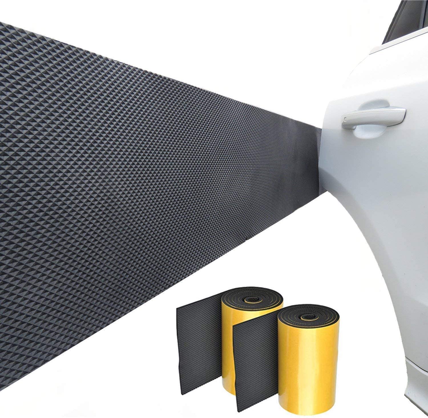 Queta Garagen Wandschutz Selbstklebend, Je 2M Lang, Wasserabweisend Anti-kollision und Anti-reibung Türkantenschutz Für Auto und Garagenwand, Schwarz, EVA, PE, Plastik, 2 Pack Queta Garagen Wandschutz Selbstklebend, Je 2M Lang, Wasserabweisend Anti-kollision und Anti-reibung Türkantenschutz Für Auto und Garagenwand, Schwarz, EVA, PE, Plastik, 2 Pack von Queta