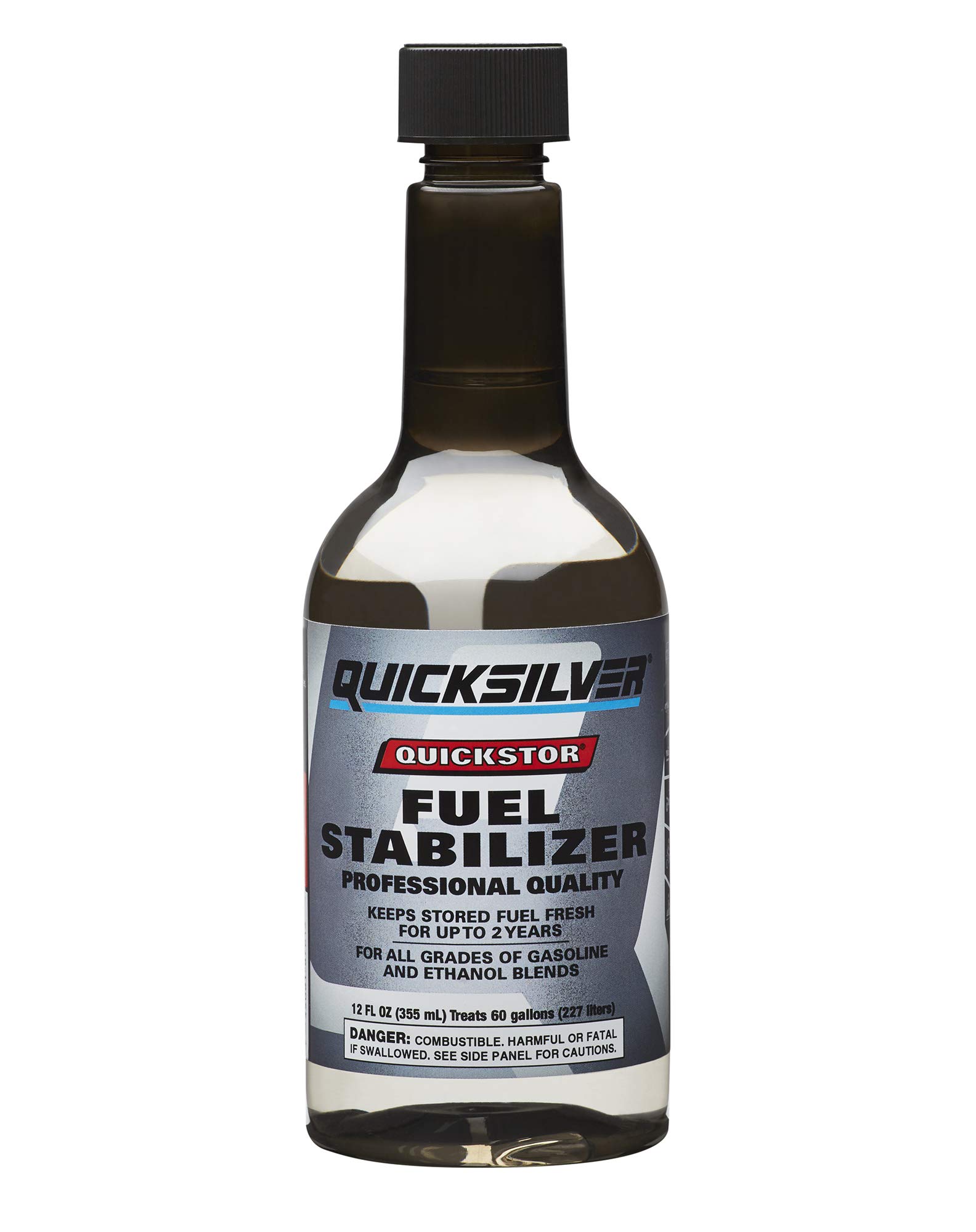 8M0079745 Quickstor Kraftstoffbehandlung und Stabilisator – 355-ml-Flasche von Quicksilver