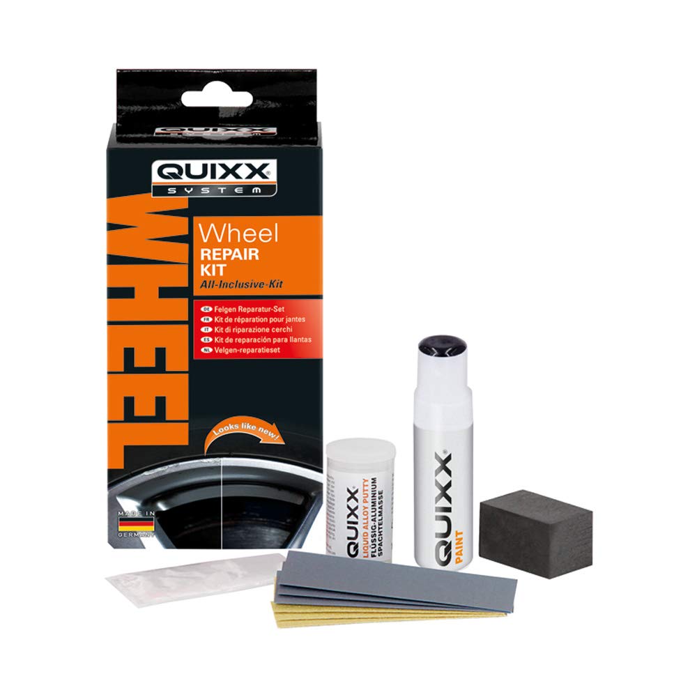 Quixx Wheel Repair Kit/Felgen Reparatur-Set - für schwarzen Felgen, M, Schwarz Quixx Wheel Repair Kit/Felgen Reparatur-Set - für schwarzen Felgen, M, Schwarz von QUIXX