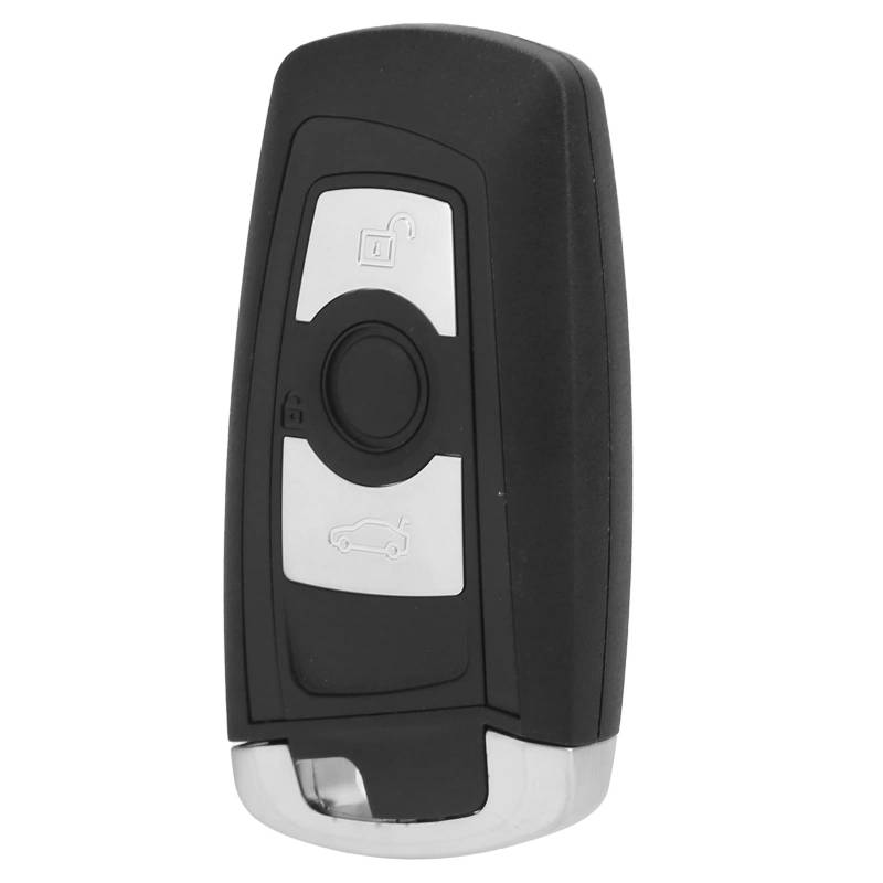 Qukaim Smart-Autoschlüsselgehäuse, leichter Ersatz für 550i, 535i, 528i X3, Schlüsselgehäuse, 3 Tasten, Autoschlüssel-Gehäuse von Qukaim