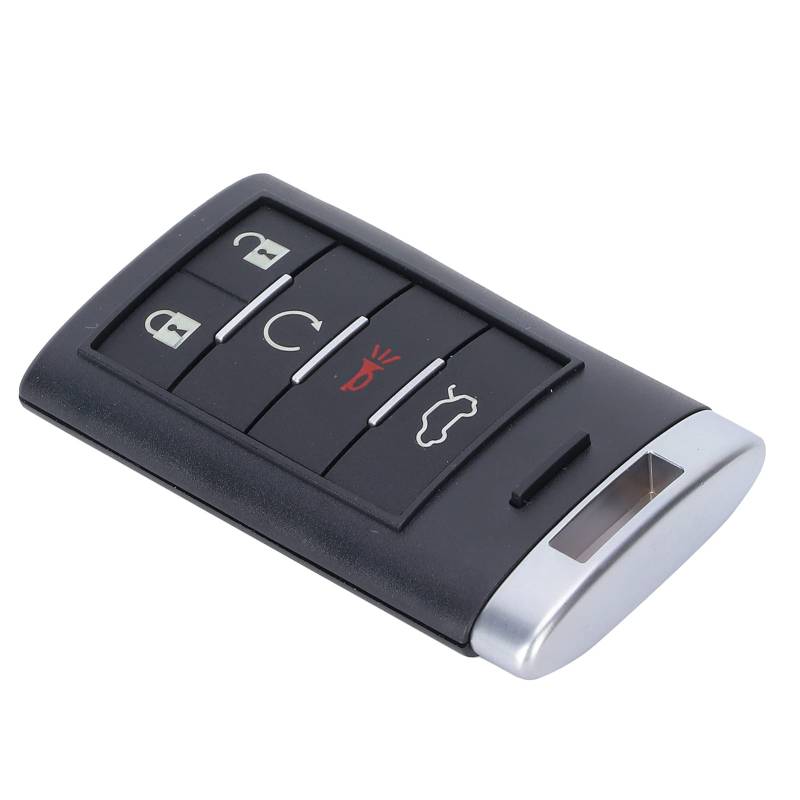 Qukaim Smart Key 5-Tasten-Ersatz für Cadillac CTS 2008–2013, ligent Funkschlüssel M3N5WY7777A, Schlüsseleingang, Automobil-Schlüsselanhänger von Qukaim