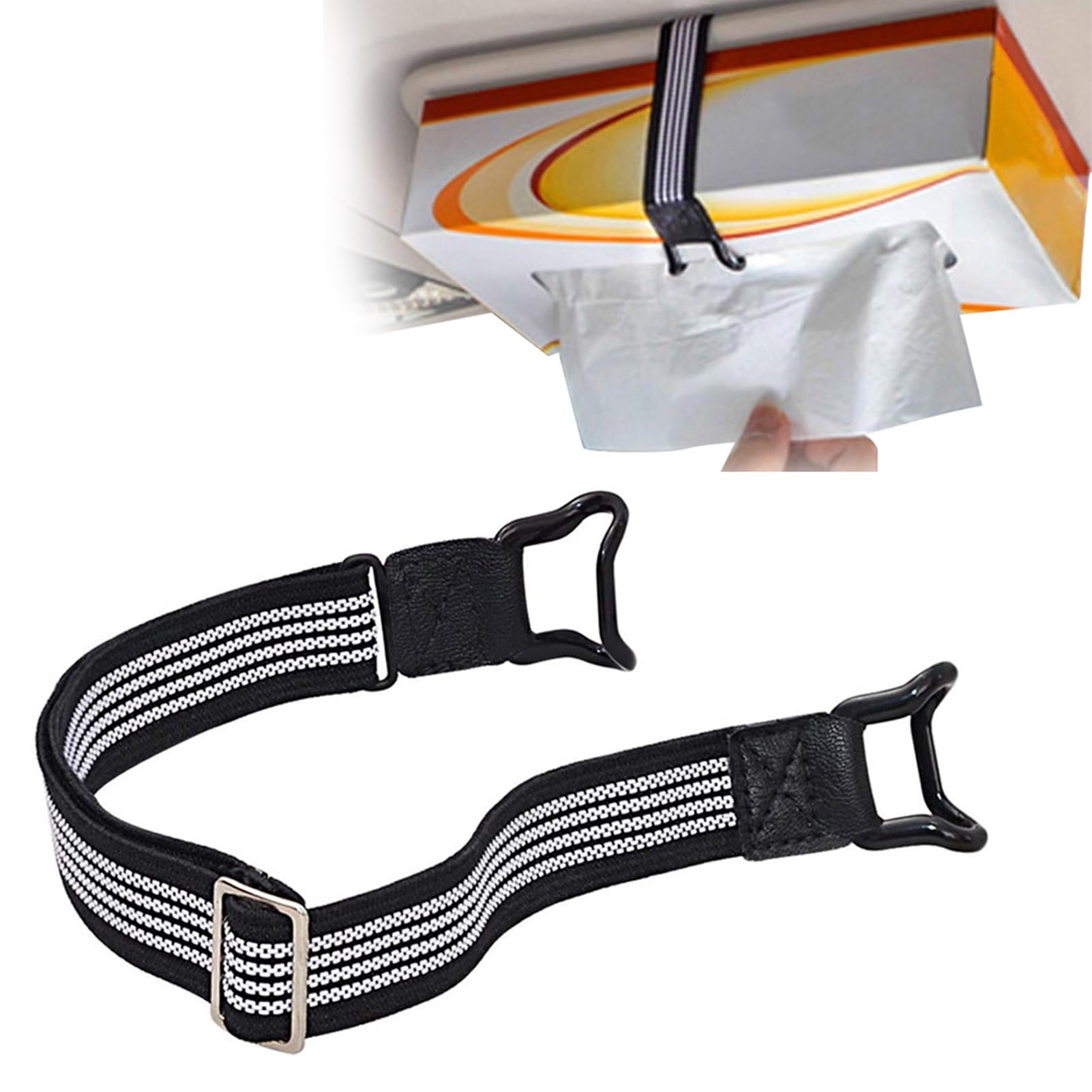 Auto Tissue Box Halter, Sonnenblende Kopfstütze Armlehne Tissue Box Strap, Auto Halter Gürtel, Serviettenbox Befestigungsgurt, Befestigungsgurte Für Kosmetiktücher Auto Tissue Box Halter, Sonnenblende Kopfstütze Armlehne Tissue Box Strap, Auto Halter Gürtel, Serviettenbox Befestigungsgurt, Befestigungsgurte Für Kosmetiktücher von Qutalmi