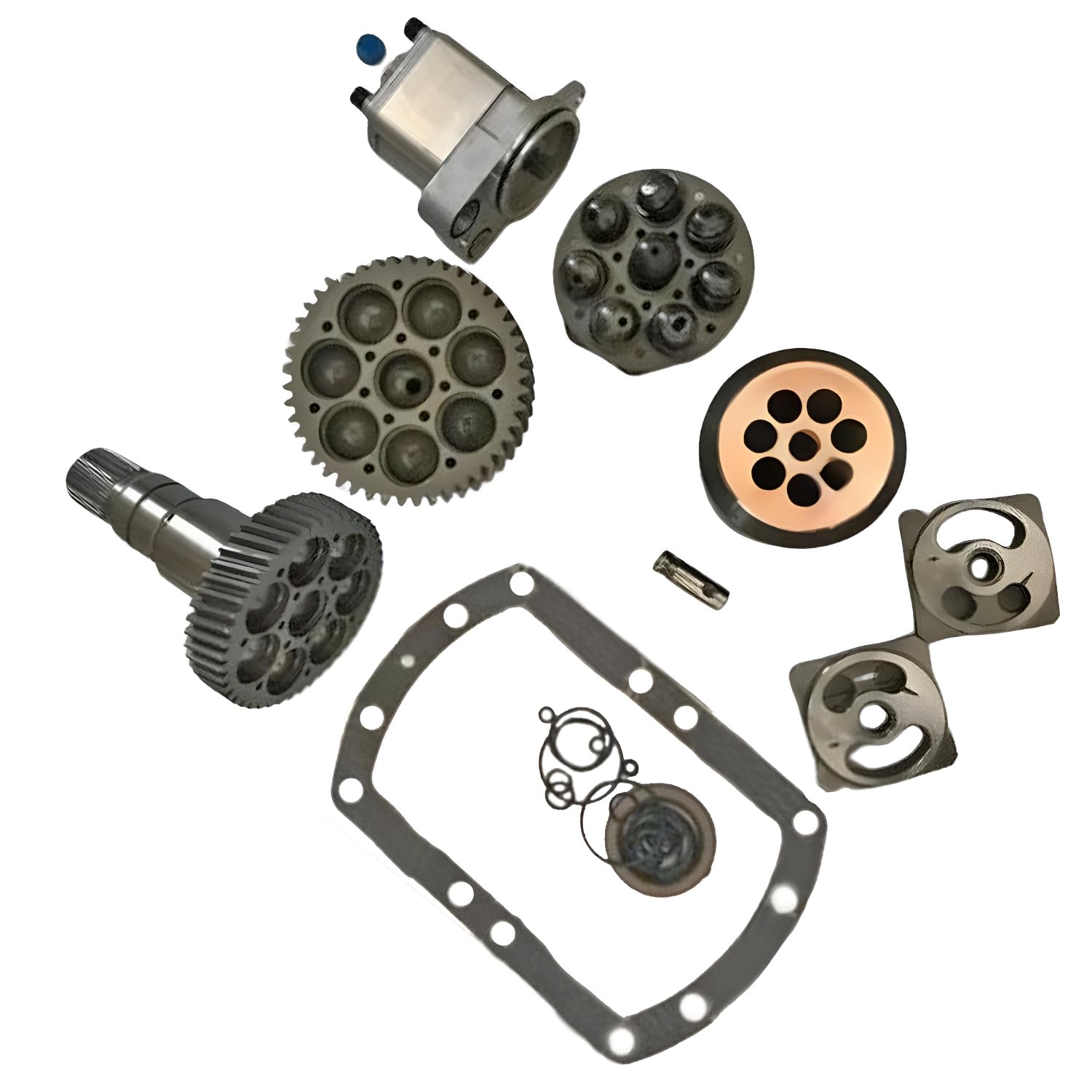 Quueparts Hydraulikpumpe Reparatursatz A8VO200 kompatibel mit Caterpillar kompatibel mit CAT Bagger 330C E345 BV BL kompatibel mit Rexroth von Quueparts