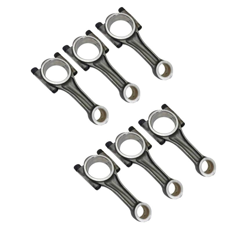Quueparts Verbindungsstange ME304973, kompatibel mit Mitsubishi-Motor 6D16, 6D16T, 6D16-2AT, kompatibel mit Kobelco-Bagger SK330, 6 Stück von Quueparts