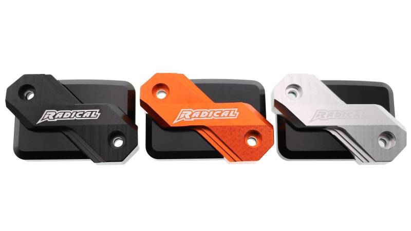 Bremszylinderabdeckung Radical CNC Parts (Orange) passend für KTM Duke 125 (2017 bis 2020, IS DUKE) AMZ-RR009101-OR.v216 von R RADICAL RACING