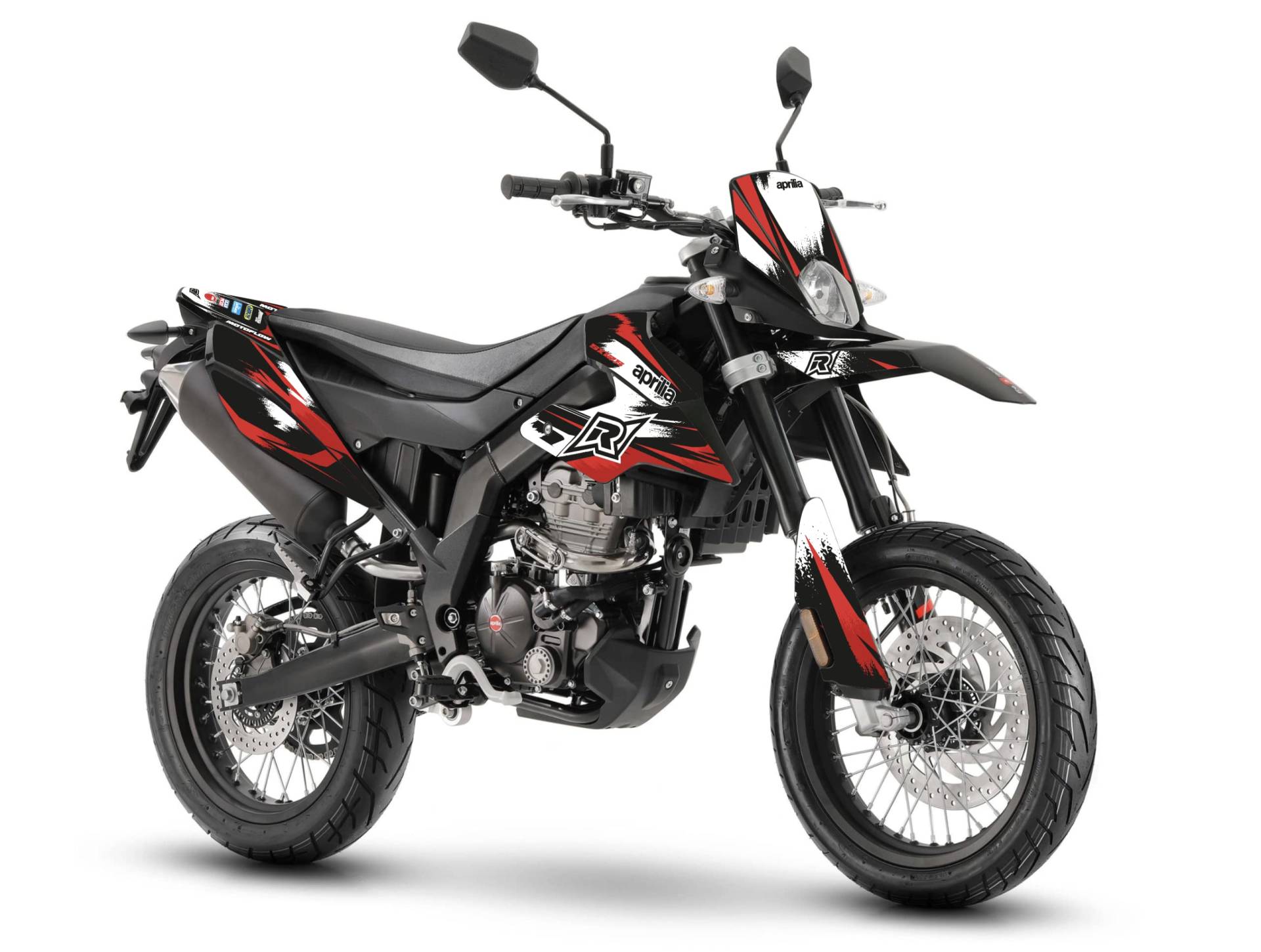 Dekor Radical Racing V1 passend für Aprilia SX 125 (2018 bis 2020, KXB - Euro4) AMZ-RR.09.0036-1.v410 von R RADICAL RACING