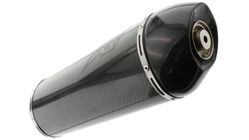 Slip- On Auspuffendschalldämpfer Radical Racing Full- Carbon passend für Aprilia SX 125 (2018 bis 2020, KXB) AMZ-RR.004.74.v410 von R RADICAL RACING