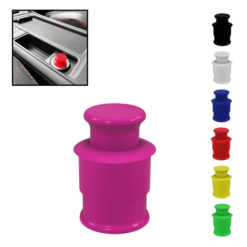Zigarettenanzünder Abdeckung Steckdose 12V - Auswahl aus 7 Farben (Pink) von R-Satz Shop