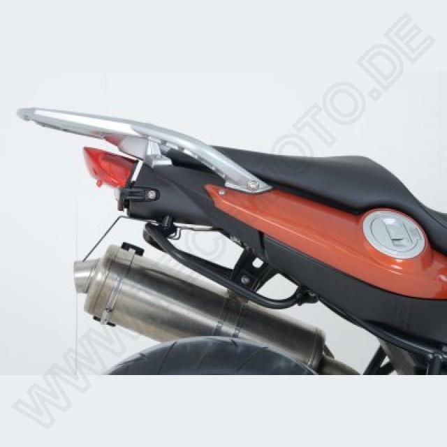 R&G Kennzeichenhalter Heckumbau BMW F 800 GT Bj. 2013-2019 (mit Gepäckträger) eintragungsfrei von R&G Racing