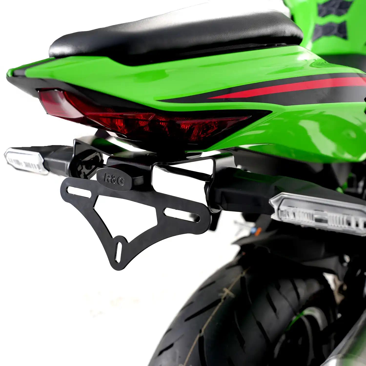 R&G Kennzeichenhalter Heckumbau Kawasaki ZX4-RR / SE Bj.2023-2024 LED plug&play eintragungsfrei R&G Kennzeichenhalter Heckumbau Kawasaki ZX4-RR / SE Bj.2023-2024 LED plug&play eintragungsfrei von R&G Racing