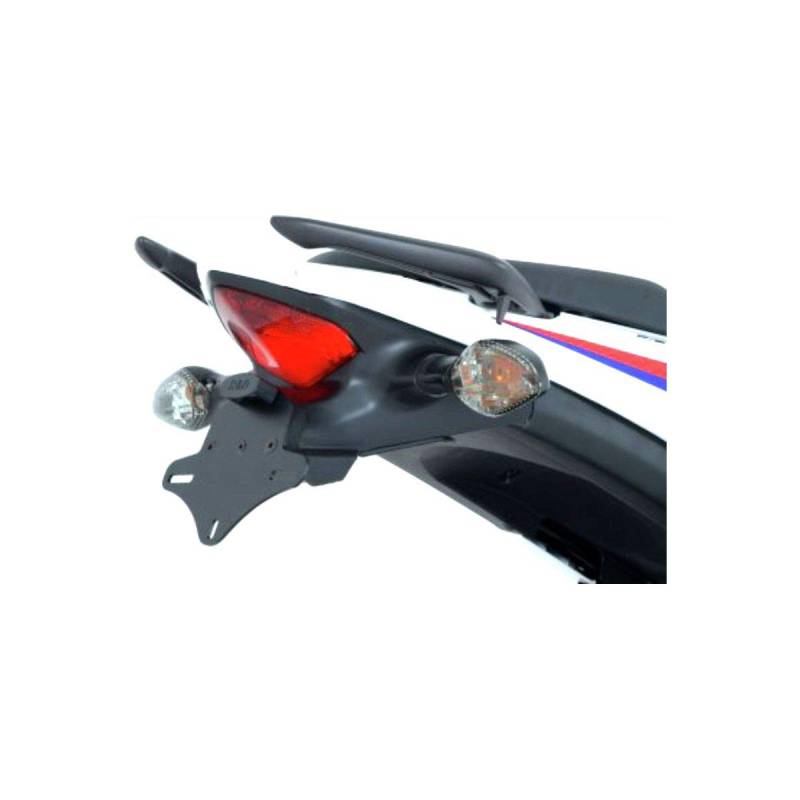 R&G Kennzeichenhalter für Honda CBR500R, CB500F und CB500X '13 in Schwarz, Kunststoff, Passform, Motorrad, Front von R&G