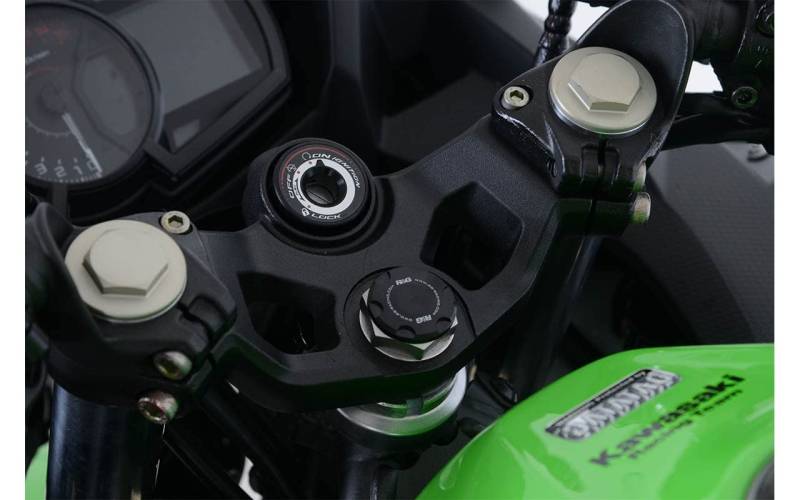 Einsatz Mutter Richtung R&G RACING Schwarz Kawasaki Ninja 400 von R&G