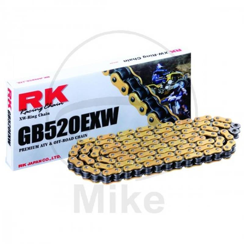 RK xw-ring oro-nera 520EXW/110 Catena Aperta CON Rivetto A battuta von R&K
