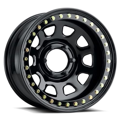 RACELINE Daytona Rock Gloss Black 17X8 5X5.5 (8.9 cm BS) von RACELINE