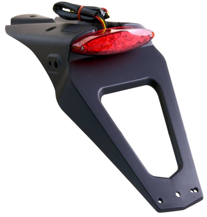 Kennzeichenhalter LED zugelassen Universal Devil Racing Schwarz von RACETECH