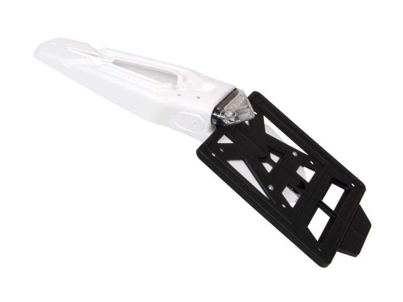 RACETECH Universal-Kennzeichenhalter mit LED Integra Racing Weiß von RACETECH