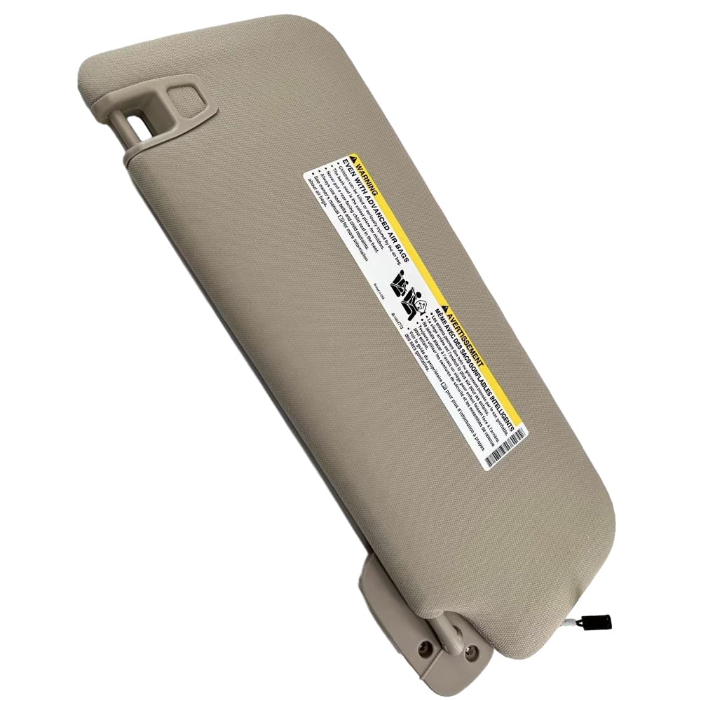 RAGBUSCLE Auto-Sonnenblende für die rechte Seite, kompatibel mit Chevrolet Avalanche, Silverado 1500, Silverado 1500 Classic, Suburban 1500, Suburban 2500, Tah0e 2007-2014 22850310 von RAGBUSCLE