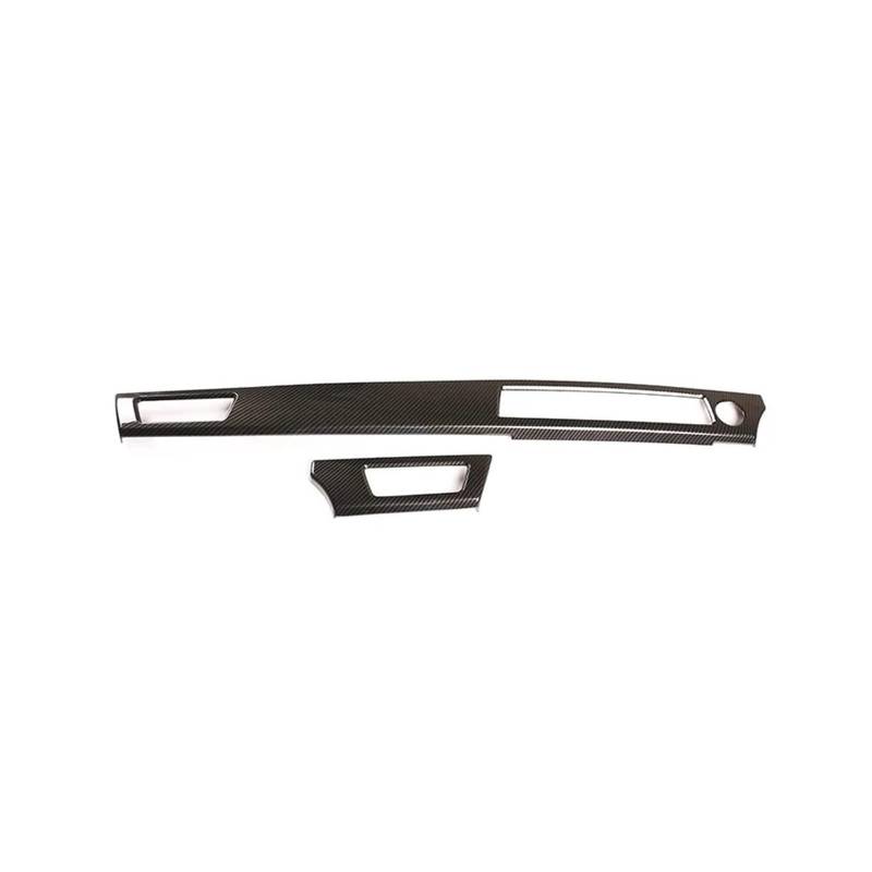 Armaturenbrett-Abdeckung Für 3er E90 2005-2012 ABS-Kohlefaser-Innenraum-Armaturenbrett-Panel-Abdeckung Trim-Dekorationsaufkleber Autozubehör Zierleiste Mittelkonsole Armaturenbrett(Carbon Fiber) von RAGPUKMUAN