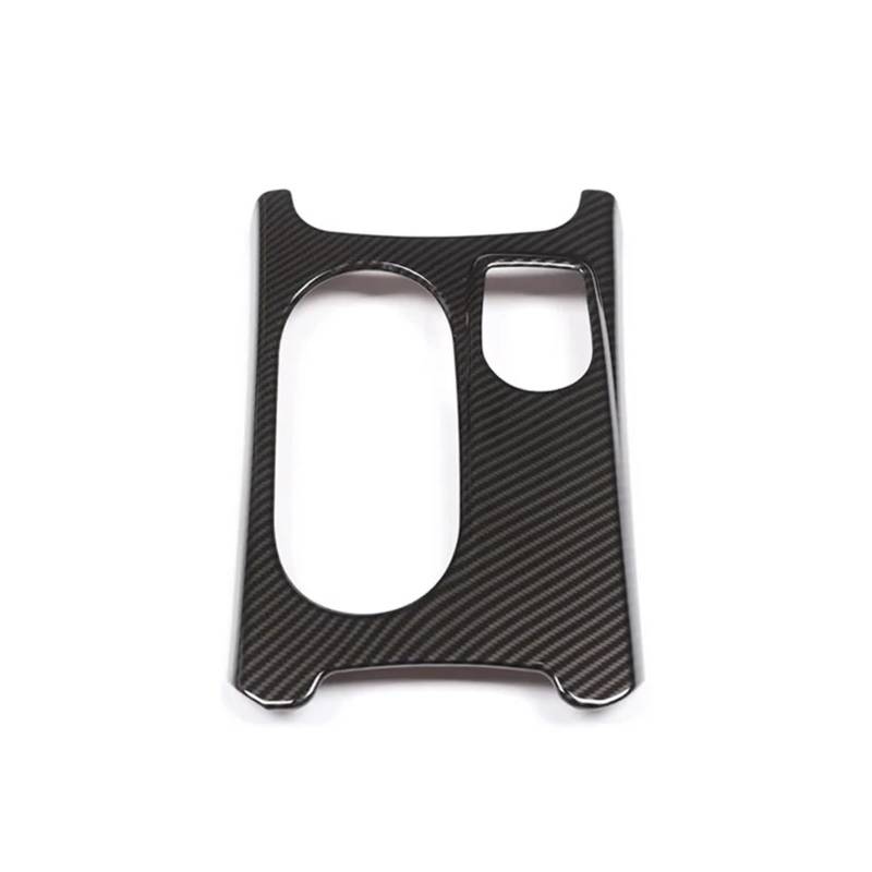 Armaturenbrett-Abdeckung Für Benz A Für GLA Für CLA-Klasse W176 X156 C117 Auto ABS Chrom Kohlefaser Textur Mittelkonsole Wasserbecherhalter Abdeckung Zierleiste Mittelkonsole Armaturenbrett(RHD) von RAGPUKMUAN