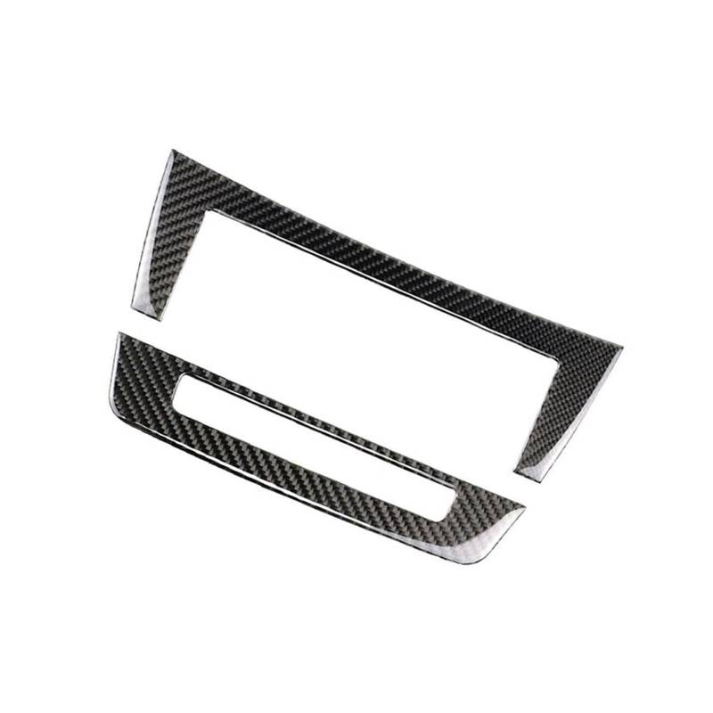 Armaturenbrett-Abdeckung Für Benz C Klasse W204 2010 2011 2012 2013 2X Carbon Faser Auto Konsole CD Panel Trim Zierleiste Mittelkonsole Armaturenbrett von RAGPUKMUAN