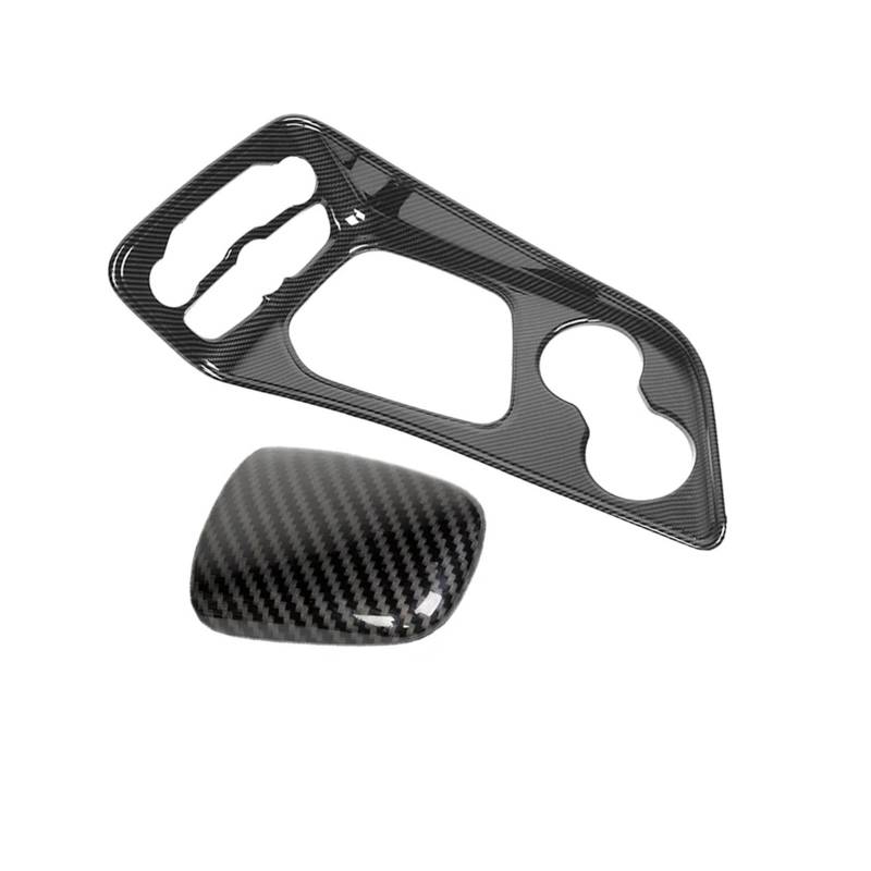 Armaturenbrett-Abdeckung Für Dodge Für Challenger 2015-2022 Auto-Mittelkonsole Schalthebel Panel Dekoration Abdeckung Aufkleber Trim Schaltknauf Abdeckung Trim Zierleiste Mittelkonsole Armaturenbrett( von RAGPUKMUAN