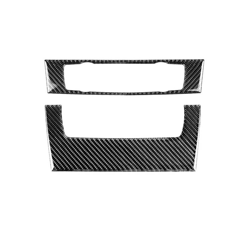 Armaturenbrett-Abdeckung Für E90 E92 E93 3 Serie E93 2005-2012 Real Carbon Fiber Klimaanlage CD Konsole Panel Abdeckung Trim Zierleiste Mittelkonsole Armaturenbrett(Type B) von RAGPUKMUAN