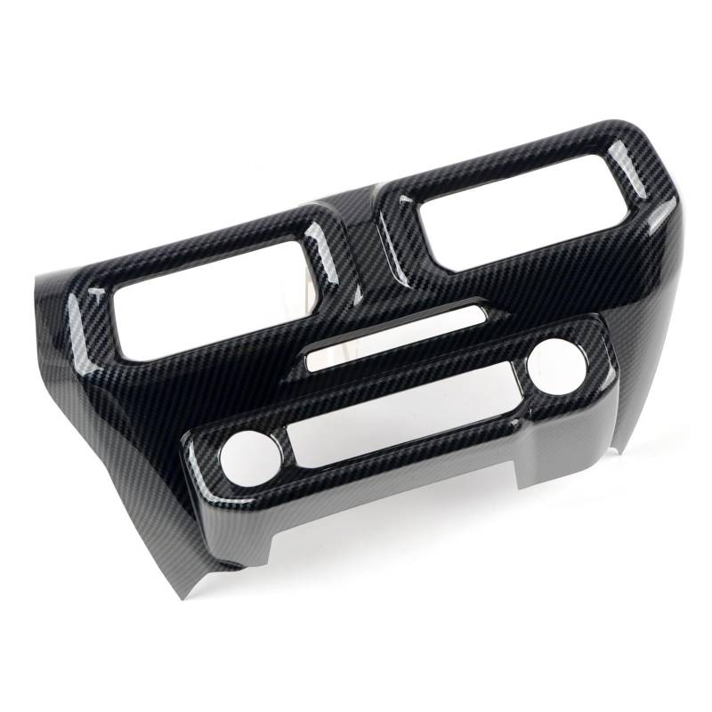 Armaturenbrett-Abdeckung Für Ford Für Mustang 2024 2025 ABS Carbon Fiber Gedruckt Innen Center Console Panel Trim 1 Stücke Auto Zubehör Zierleiste Mittelkonsole Armaturenbrett von RAGPUKMUAN