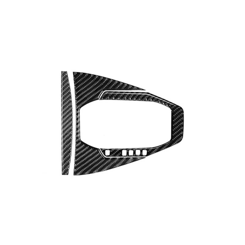 Armaturenbrett-Abdeckung Für Ford Für Mustang Für GT 2024 2025 Carbon Fiber Car Center Console Automatische Gangschaltung Abdeckung Panel Trim Innenzubehör Zierleiste Mittelkonsole Armaturenbrett von RAGPUKMUAN