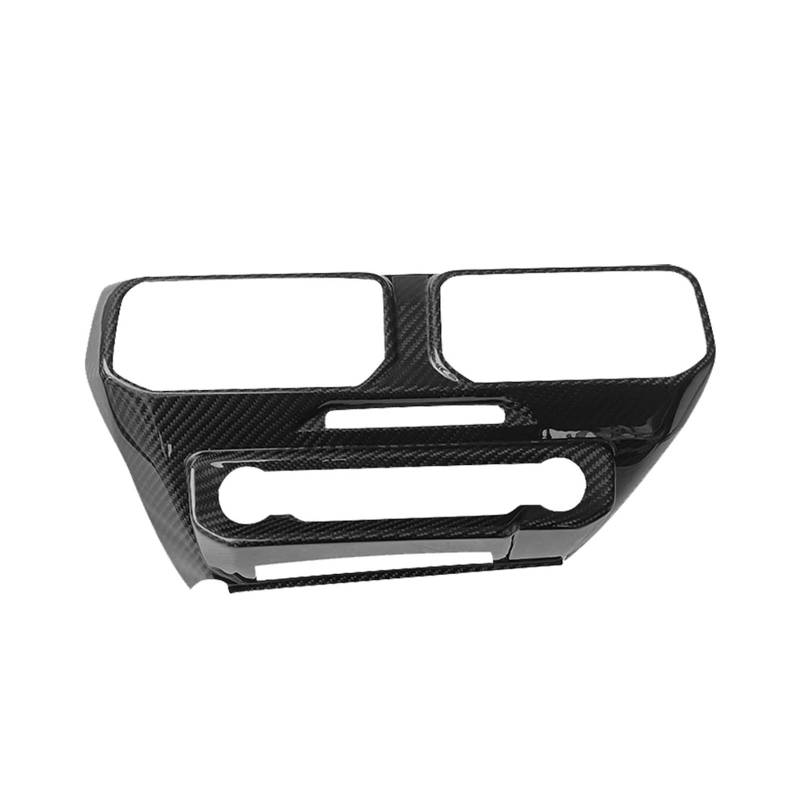 Armaturenbrett-Abdeckung Für Mustang Für Darkhorse 2024 Echt Dry Carbon Fiber Add On Für Stil Multimedia-Konsole Rahmen Abdeckung Trim Zierleiste Mittelkonsole Armaturenbrett von RAGPUKMUAN