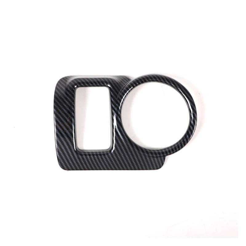 Armaturenbrett-Abdeckung Für Nissan 370Z Z34 2009-2020 ABS Carbon Car Center Console Wasserbecherhalter Rahmen Dekoration Abdeckung Verkleidung Innenzubehör Zierleiste Mittelkonsole Armaturenbrett von RAGPUKMUAN