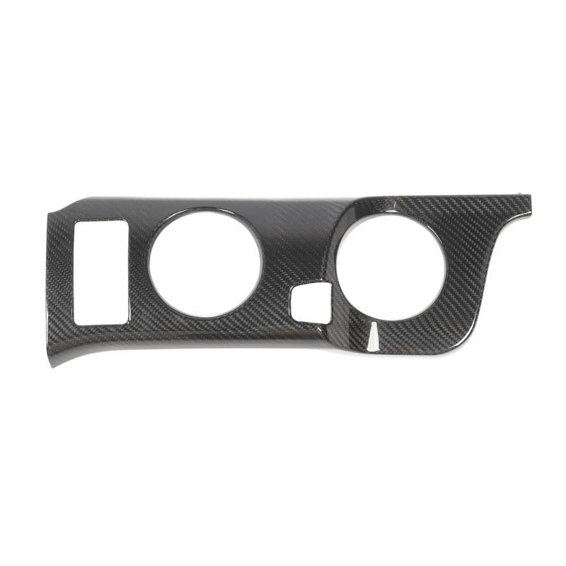 Armaturenbrett-Abdeckung Für Nissan Für Fairlady Z RZ34 400Z 2022-2025 Auto-Getränkehalter-Verkleidung Kohlefaser-Mittelkonsole Wasserbecherhalter-Rahmenabdeckungsverkleidung Zierleiste Mittelkonsole von RAGPUKMUAN