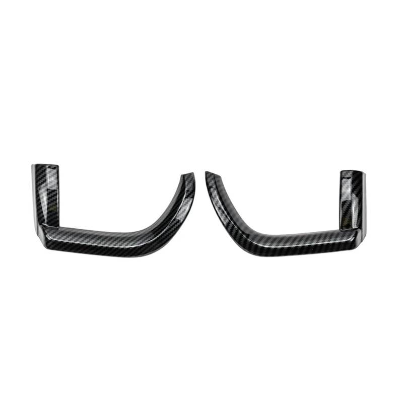 Armaturenbrett-Abdeckung Für Toyota Für Fortuner 2016 2017 2018 2019 2020 2021 2022 2 Stücke ABS Carbon Faser Farbe Air Outlet AC Vent Abdeckung Trim Zierleiste Mittelkonsole Armaturenbrett(Right) von RAGPUKMUAN
