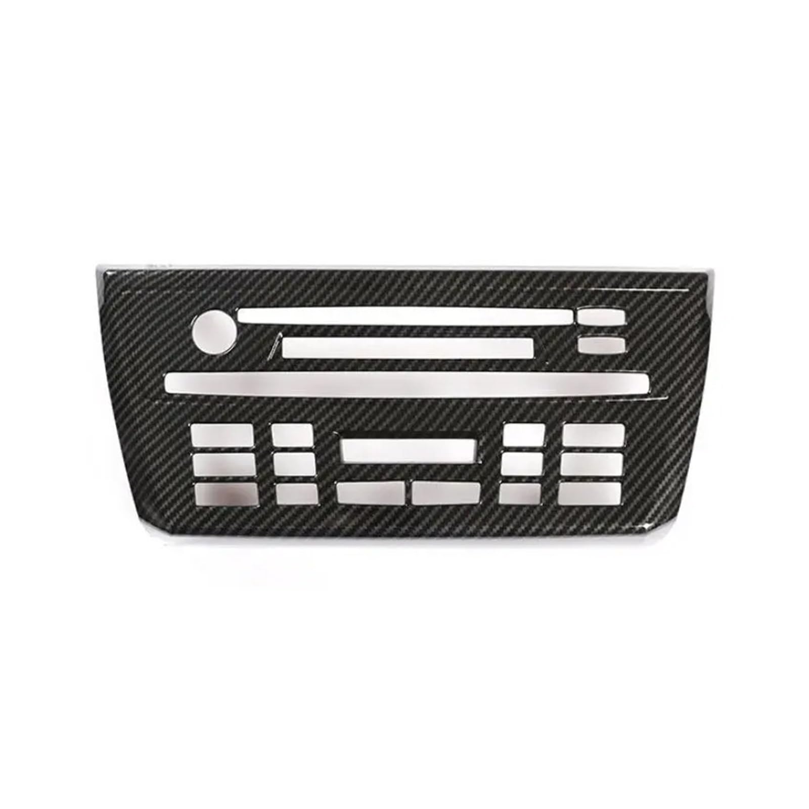 Armaturenbrett-Abdeckung Für X3 E83 2006 2007 2008 2009 2010 LHD ABS Auto Center Console Panel Rahmen Abdeckung Trim Carbon Fiber Texture Silber Zierleiste Mittelkonsole Armaturenbrett(Carbon) von RAGPUKMUAN