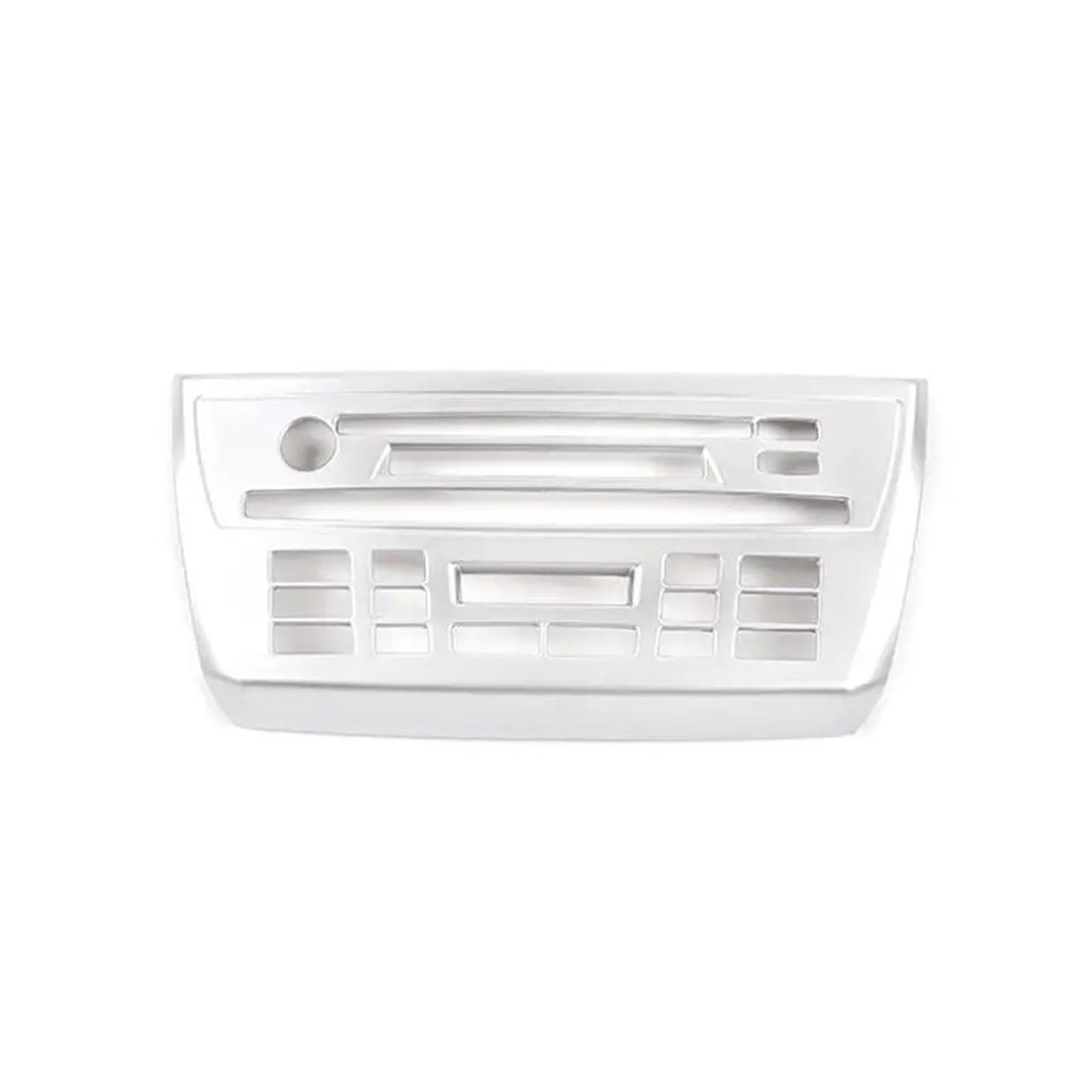 Armaturenbrett-Abdeckung Für X3 E83 2006 2007 2008 2009 2010 LHD ABS Auto Center Console Panel Rahmen Abdeckung Trim Carbon Fiber Texture Silber Zierleiste Mittelkonsole Armaturenbrett(Silver) von RAGPUKMUAN